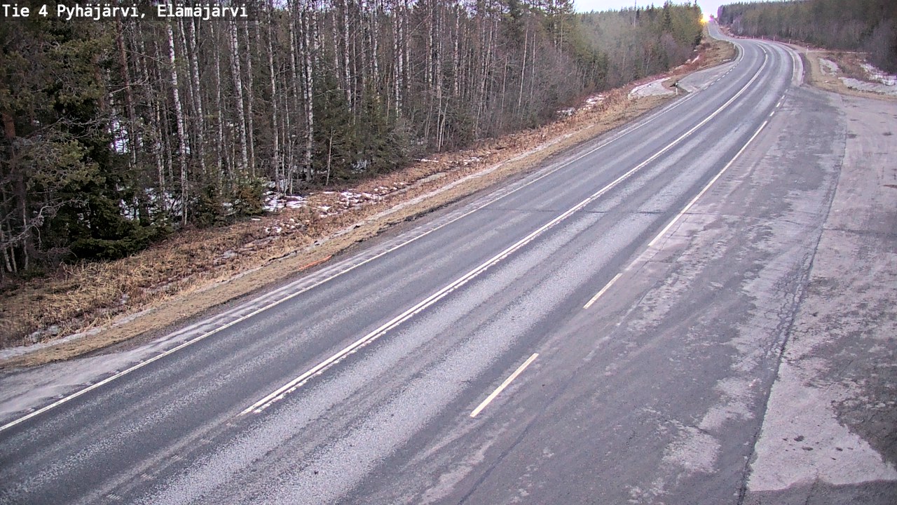 Kelikamerat Kuva Tie 4 Pyhäjärvi, Elämäjärvi, Pyhäjärvi, Pohjois-Pohjanmaa