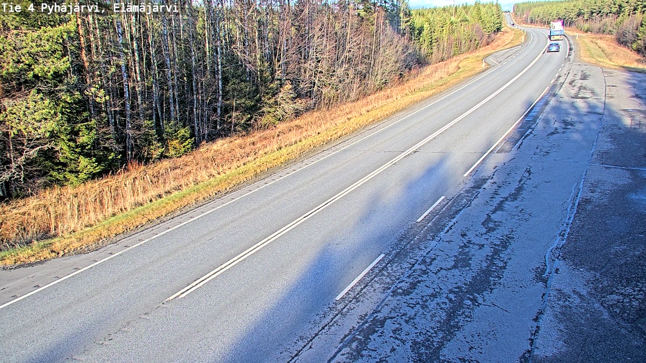 Kelikamerat Kuva Tie 4 Pyhäjärvi, Elämäjärvi, Pyhäjärvi, Pohjois-Pohjanmaa