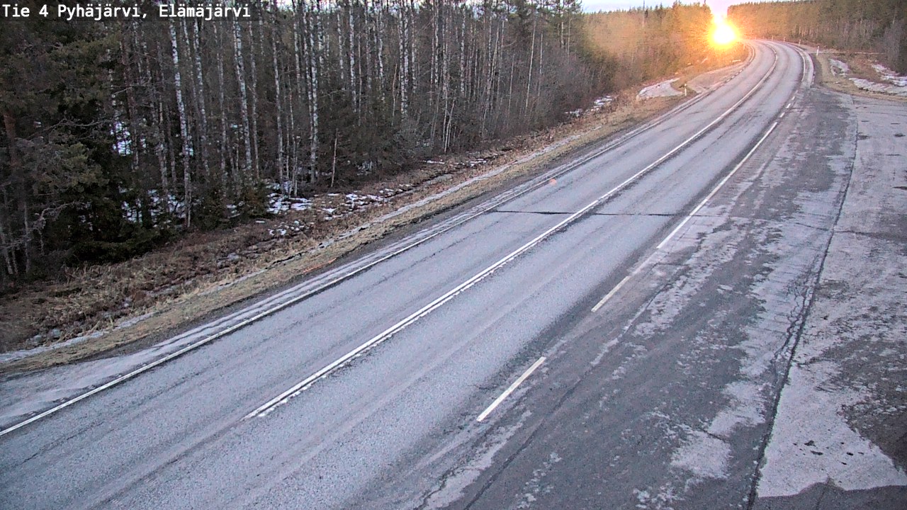 Kelikamerat Kuva Tie 4 Pyhäjärvi, Elämäjärvi, Pyhäjärvi, Pohjois-Pohjanmaa