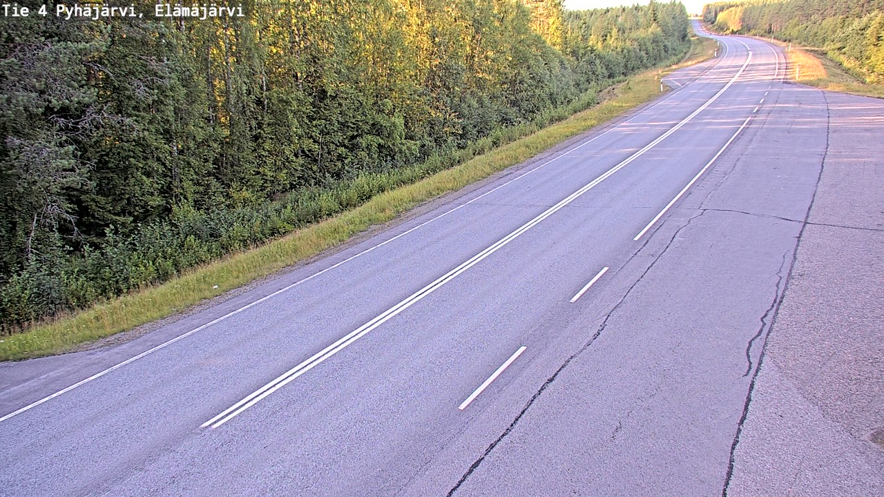 Kelikamerat Kuva Tie 4 Pyhäjärvi, Elämäjärvi, Pyhäjärvi, Pohjois-Pohjanmaa