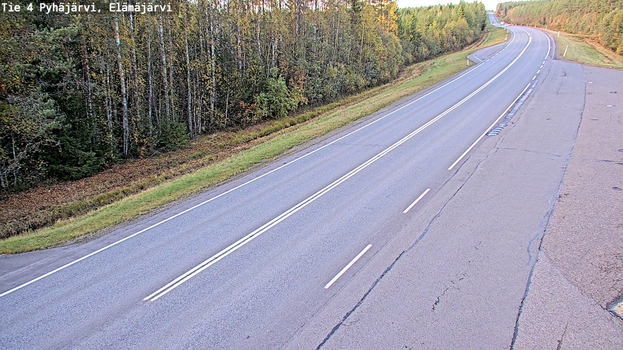 Kelikamerat Kuva Tie 4 Pyhäjärvi, Elämäjärvi, Pyhäjärvi, Pohjois-Pohjanmaa