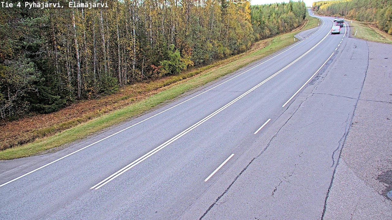 Kelikamerat Kuva Tie 4 Pyhäjärvi, Elämäjärvi, Pyhäjärvi, Pohjois-Pohjanmaa