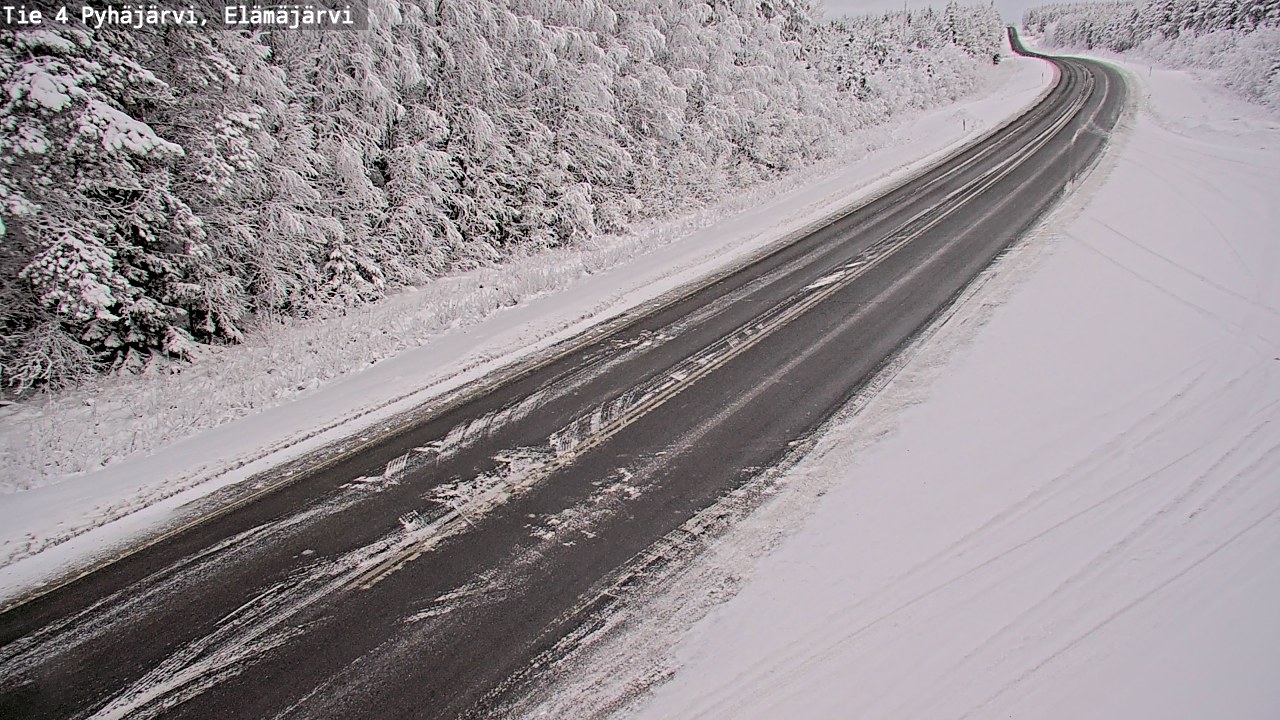 Kelikamerat Kuva Tie 4 Pyhäjärvi, Elämäjärvi, Pyhäjärvi, Pohjois-Pohjanmaa