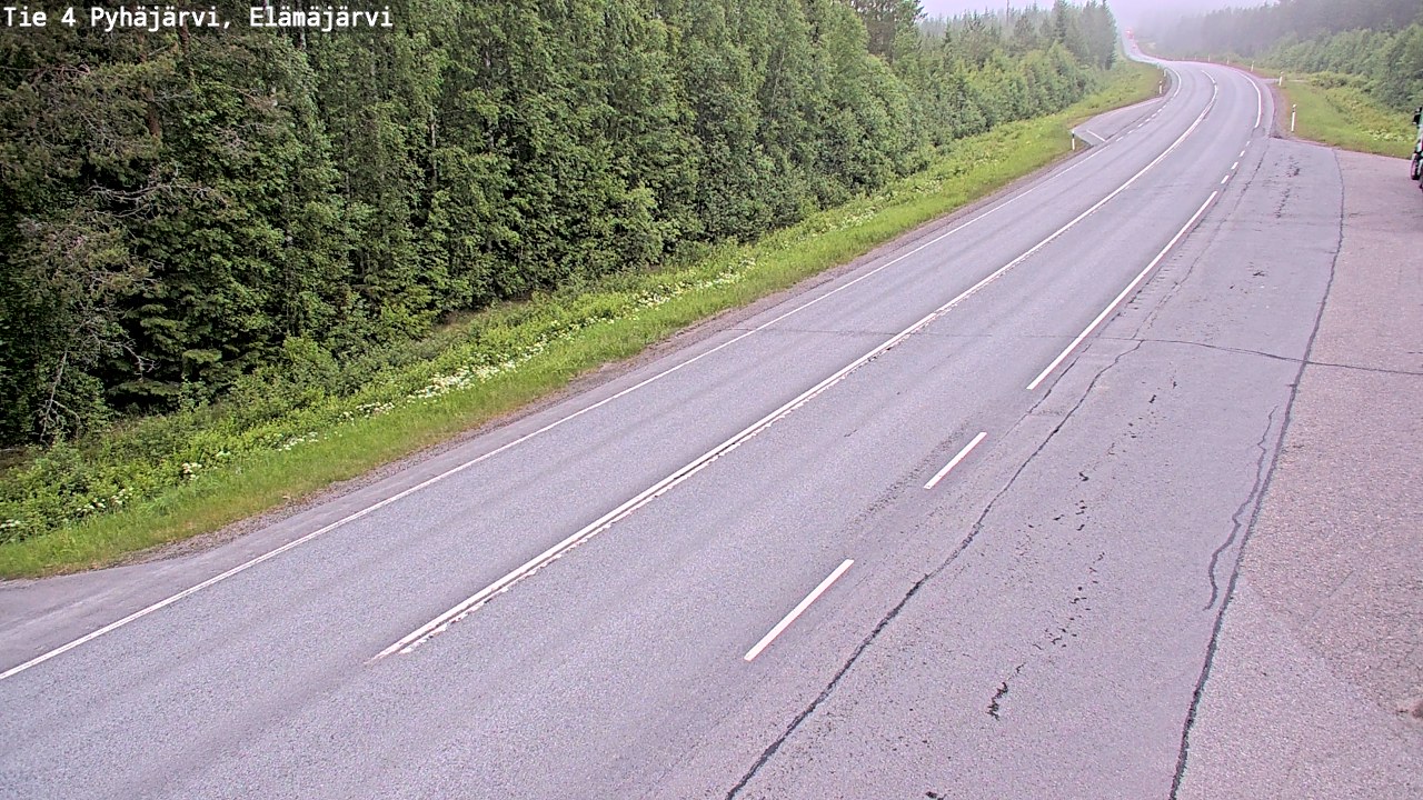 Kelikamerat Kuva Tie 4 Pyhäjärvi, Elämäjärvi, Pyhäjärvi, Pohjois-Pohjanmaa