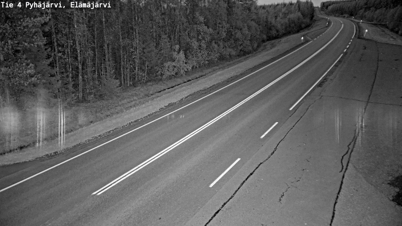 Kelikamerat Kuva Tie 4 Pyhäjärvi, Elämäjärvi, Pyhäjärvi, Pohjois-Pohjanmaa