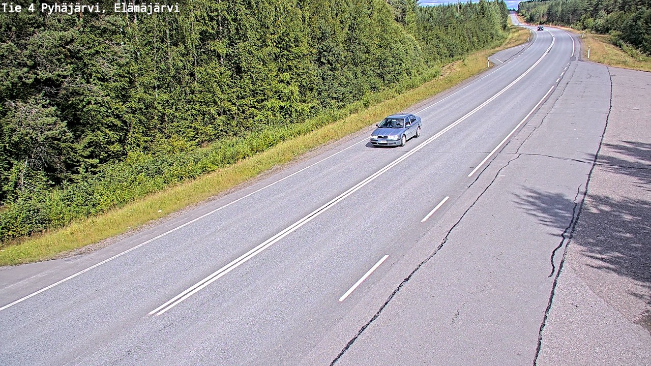 Kelikamerat Kuva Tie 4 Pyhäjärvi, Elämäjärvi, Pyhäjärvi, Pohjois-Pohjanmaa