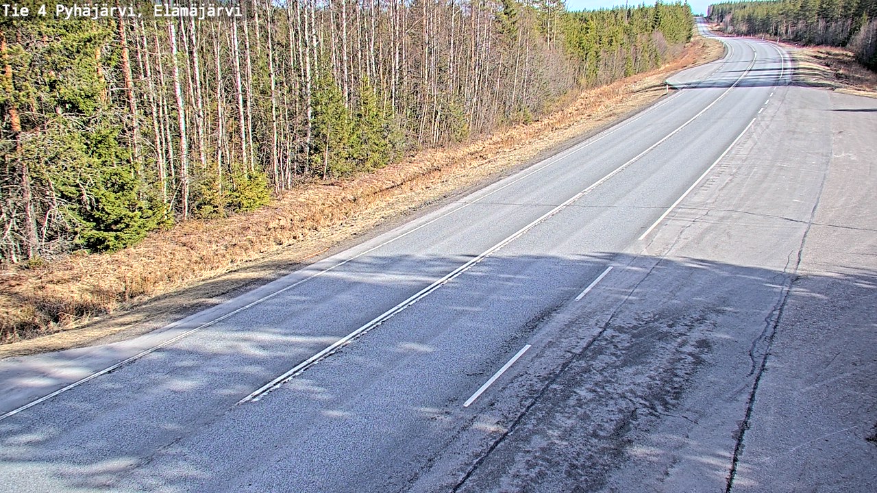 Kelikamerat Kuva Tie 4 Pyhäjärvi, Elämäjärvi, Pyhäjärvi, Pohjois-Pohjanmaa