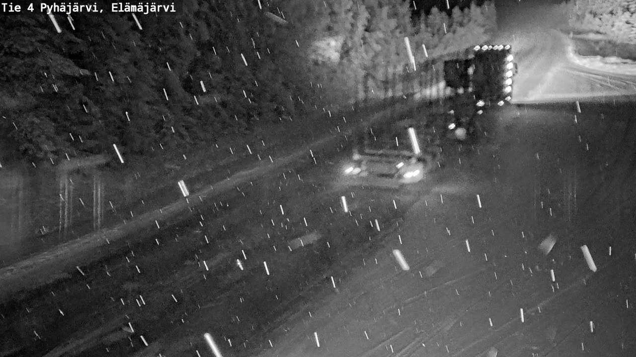 Kelikamerat Kuva Tie 4 Pyhäjärvi, Elämäjärvi, Pyhäjärvi, Pohjois-Pohjanmaa