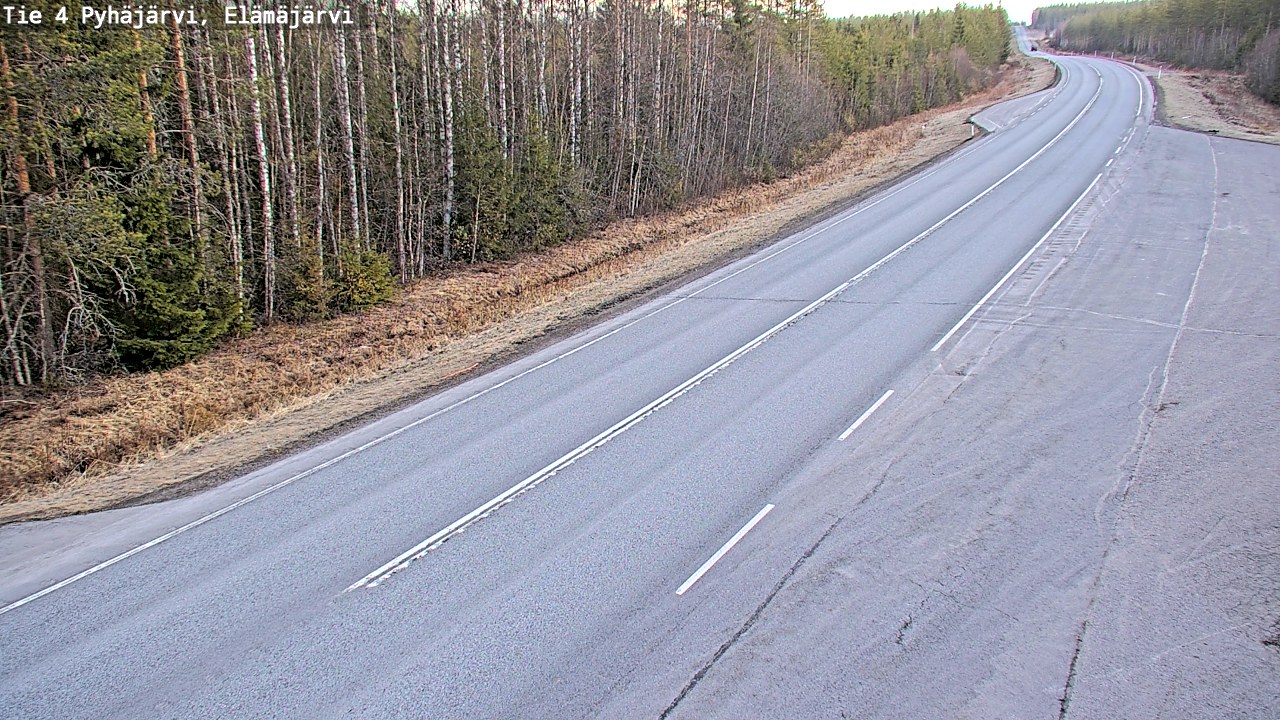 Kelikamerat Kuva Tie 4 Pyhäjärvi, Elämäjärvi, Pyhäjärvi, Pohjois-Pohjanmaa