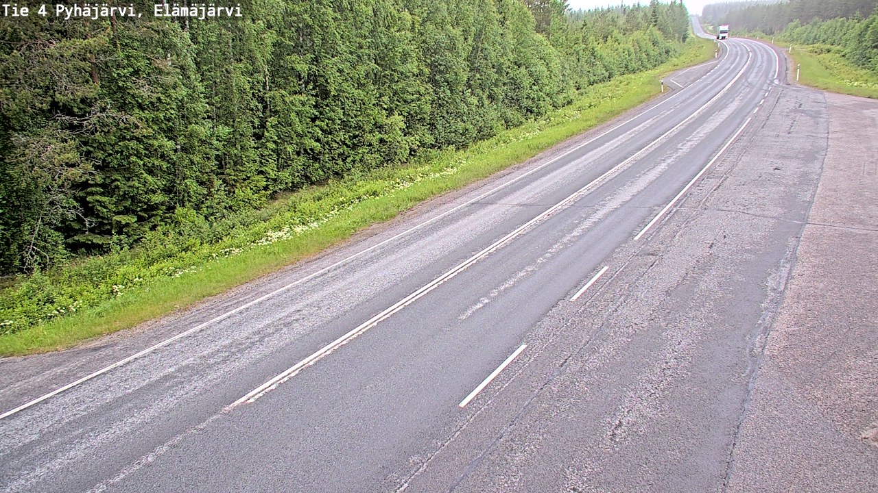 Kelikamerat Kuva Tie 4 Pyhäjärvi, Elämäjärvi, Pyhäjärvi, Pohjois-Pohjanmaa