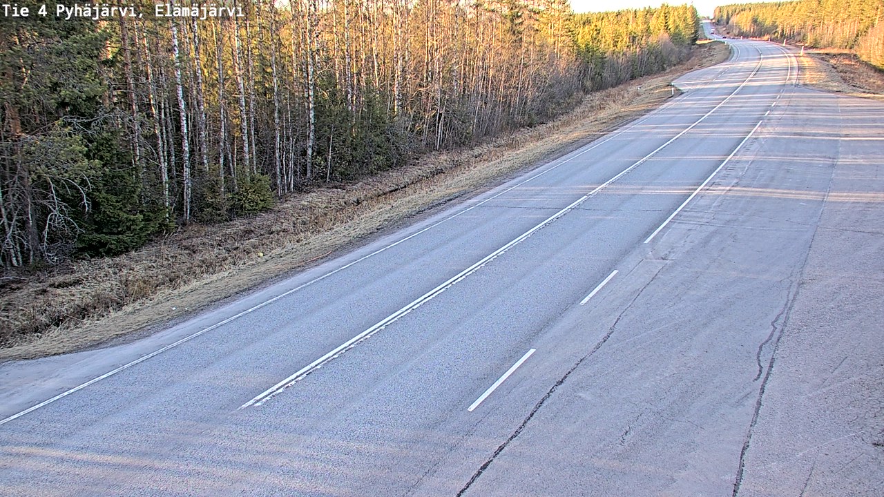 Kelikamerat Kuva Tie 4 Pyhäjärvi, Elämäjärvi, Pyhäjärvi, Pohjois-Pohjanmaa