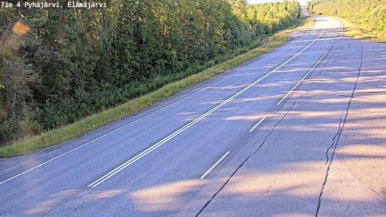 Kelikamerat Kuva Tie 4 Pyhäjärvi, Elämäjärvi, Pyhäjärvi, Pohjois-Pohjanmaa