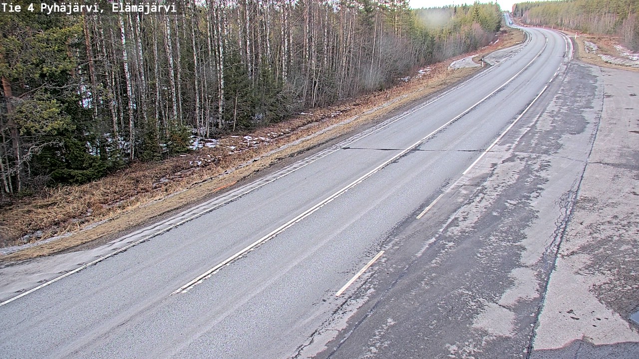 Kelikamerat Kuva Tie 4 Pyhäjärvi, Elämäjärvi, Pyhäjärvi, Pohjois-Pohjanmaa