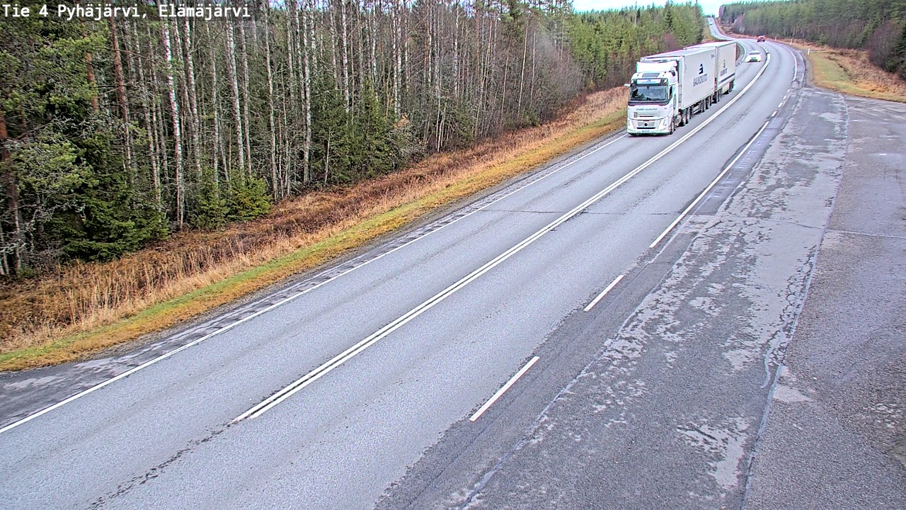 Kelikamerat Kuva Tie 4 Pyhäjärvi, Elämäjärvi, Pyhäjärvi, Pohjois-Pohjanmaa