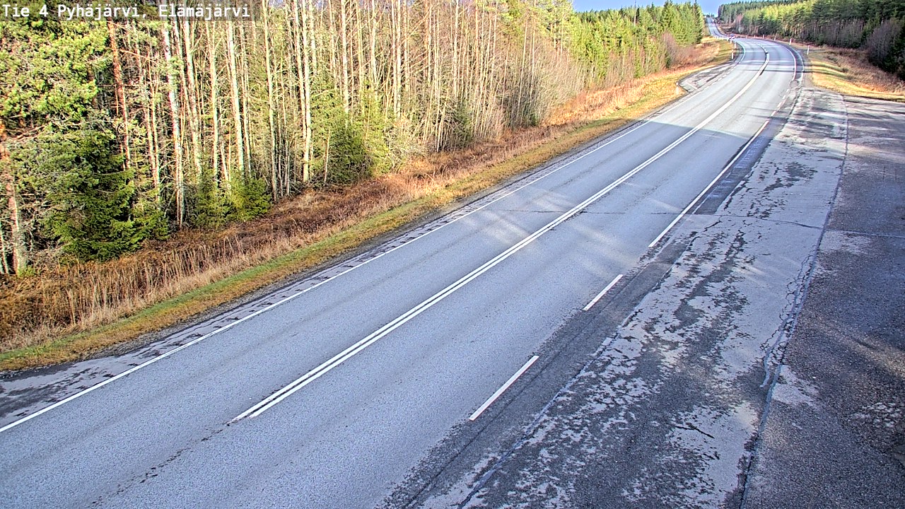 Kelikamerat Kuva Tie 4 Pyhäjärvi, Elämäjärvi, Pyhäjärvi, Pohjois-Pohjanmaa