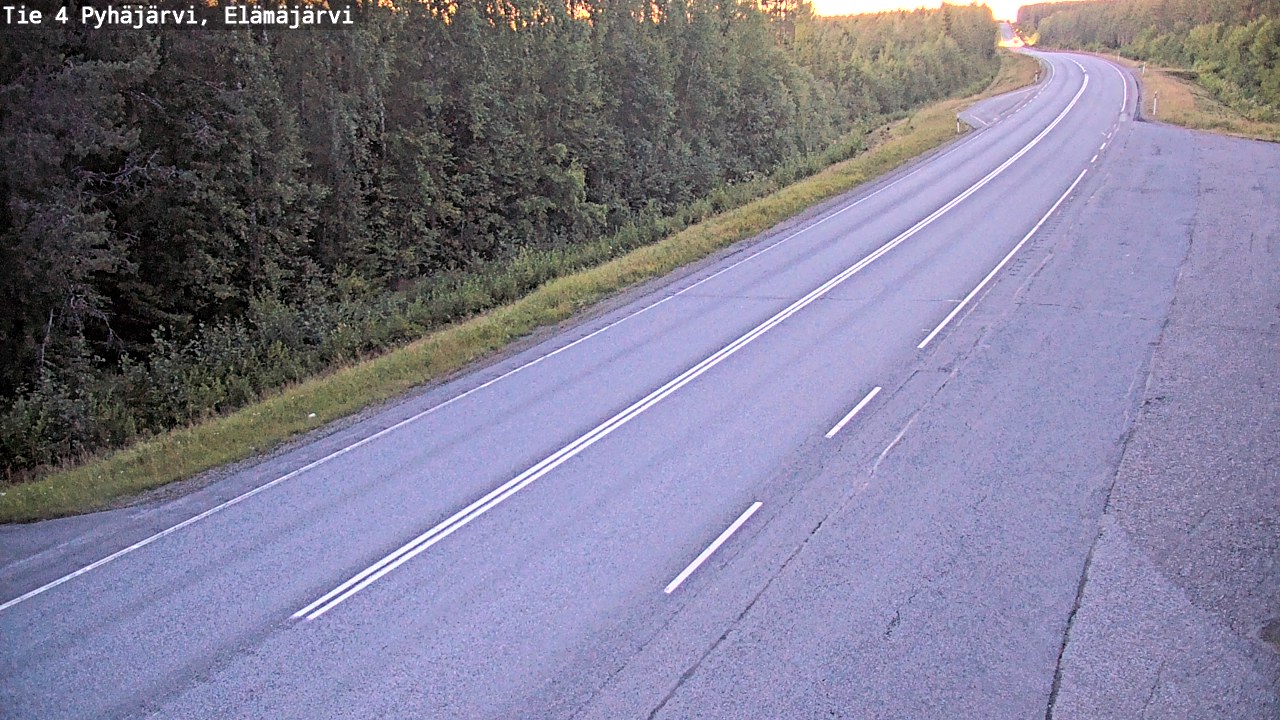 Kelikamerat Kuva Tie 4 Pyhäjärvi, Elämäjärvi, Pyhäjärvi, Pohjois-Pohjanmaa