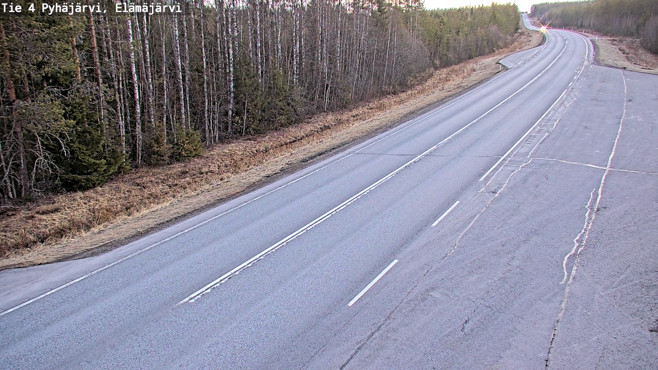Kelikamerat Kuva Tie 4 Pyhäjärvi, Elämäjärvi, Pyhäjärvi, Pohjois-Pohjanmaa