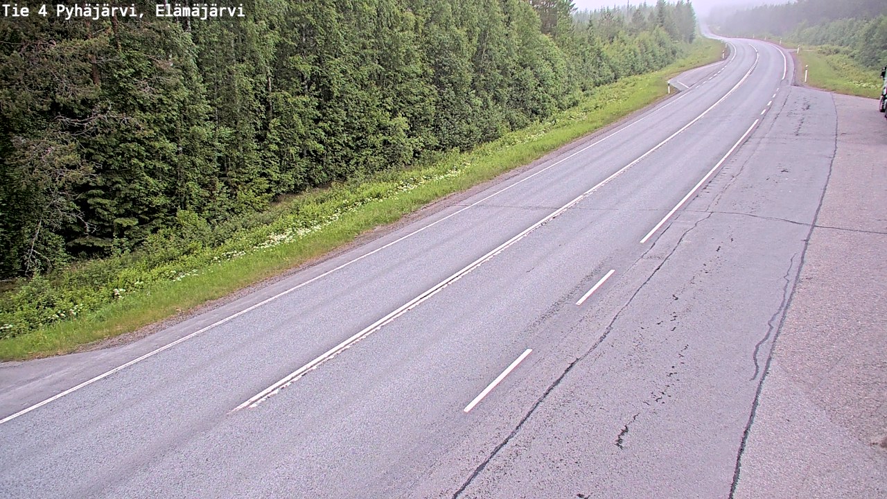 Kelikamerat Kuva Tie 4 Pyhäjärvi, Elämäjärvi, Pyhäjärvi, Pohjois-Pohjanmaa
