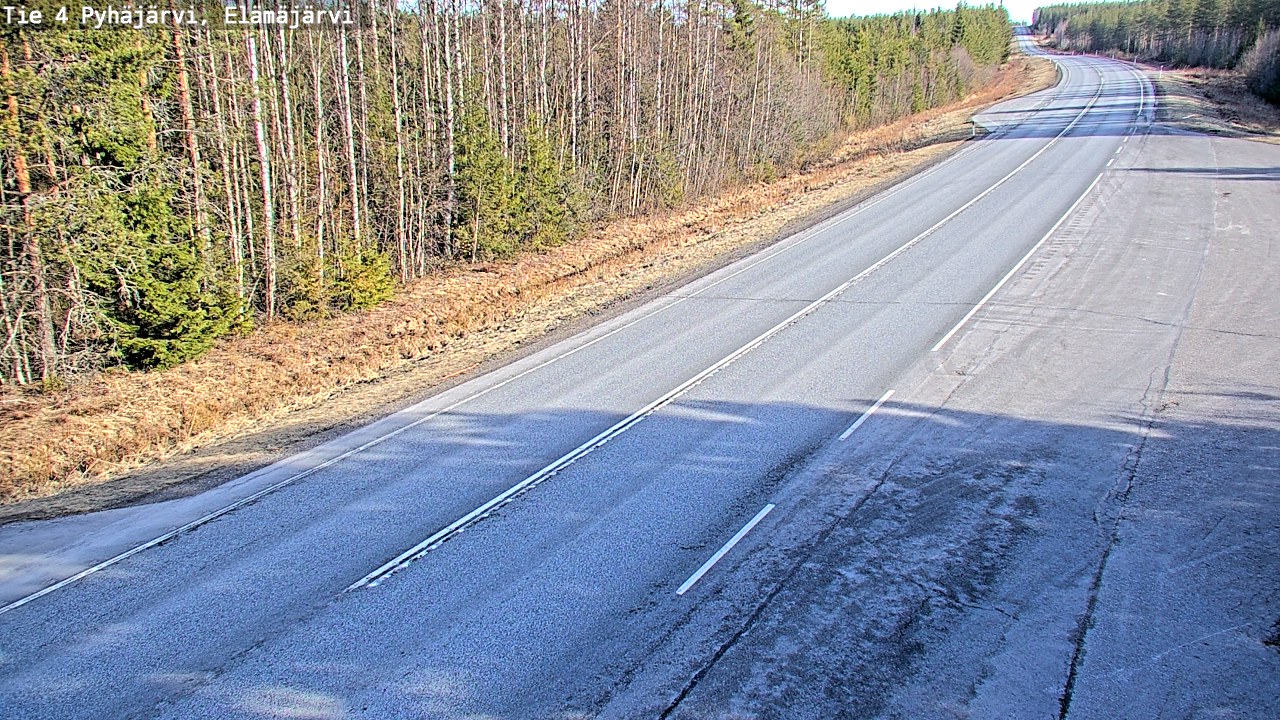 Kelikamerat Kuva Tie 4 Pyhäjärvi, Elämäjärvi, Pyhäjärvi, Pohjois-Pohjanmaa