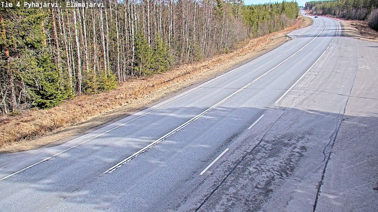 Kelikamerat Kuva Tie 4 Pyhäjärvi, Elämäjärvi, Pyhäjärvi, Pohjois-Pohjanmaa