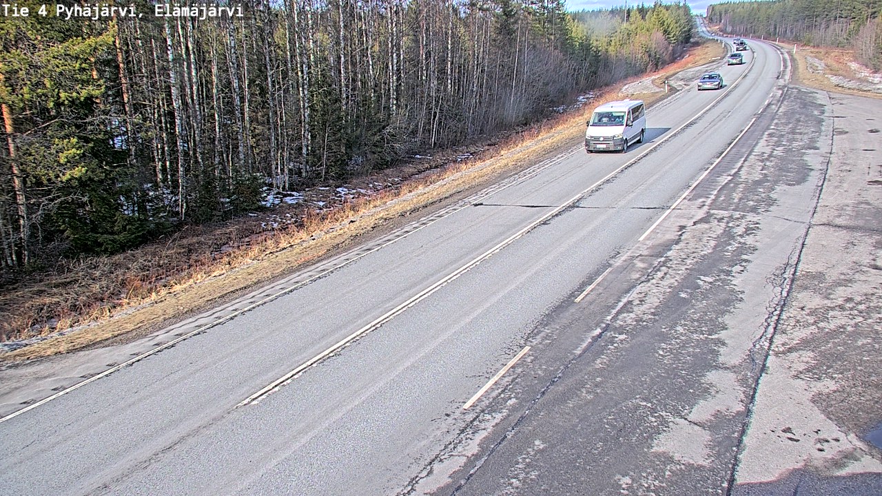 Kelikamerat Kuva Tie 4 Pyhäjärvi, Elämäjärvi, Pyhäjärvi, Pohjois-Pohjanmaa