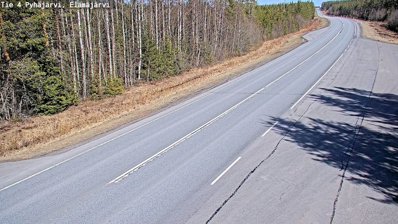 Kelikamerat Kuva Tie 4 Pyhäjärvi, Elämäjärvi, Pyhäjärvi, Pohjois-Pohjanmaa