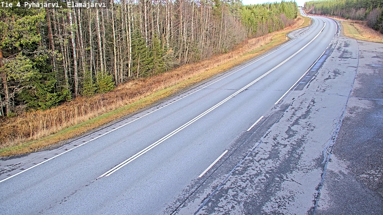 Kelikamerat Kuva Tie 4 Pyhäjärvi, Elämäjärvi, Pyhäjärvi, Pohjois-Pohjanmaa