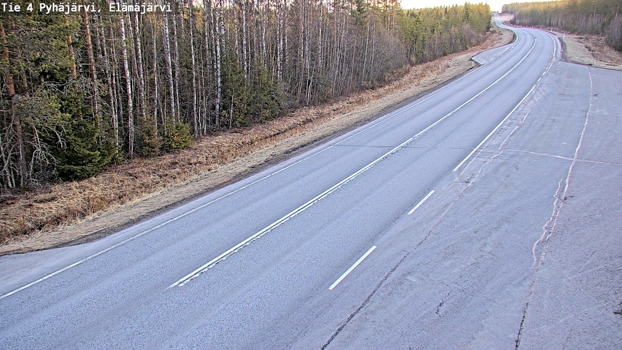 Kelikamerat Kuva Tie 4 Pyhäjärvi, Elämäjärvi, Pyhäjärvi, Pohjois-Pohjanmaa