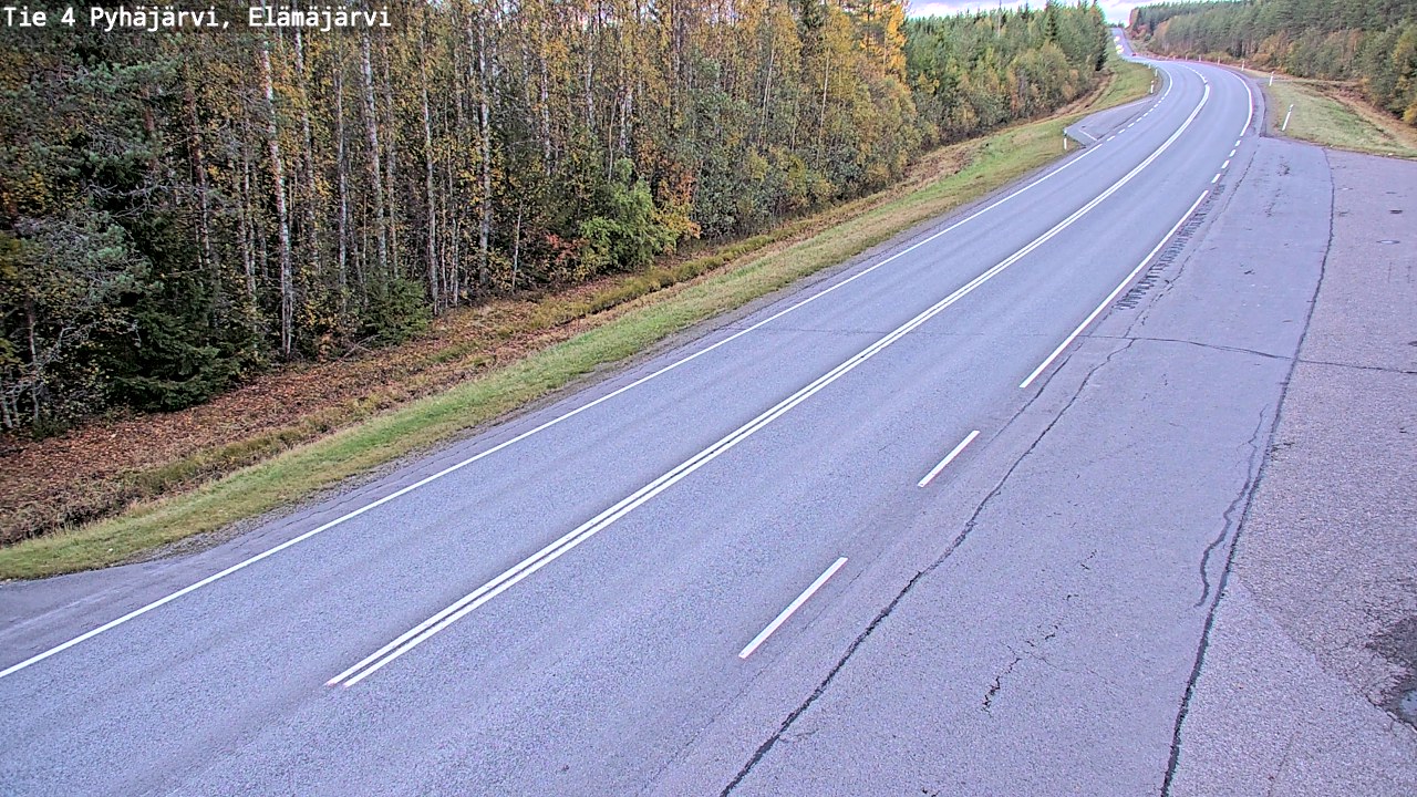 Kelikamerat Kuva Tie 4 Pyhäjärvi, Elämäjärvi, Pyhäjärvi, Pohjois-Pohjanmaa
