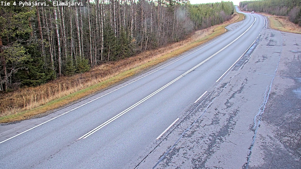 Kelikamerat Kuva Tie 4 Pyhäjärvi, Elämäjärvi, Pyhäjärvi, Pohjois-Pohjanmaa