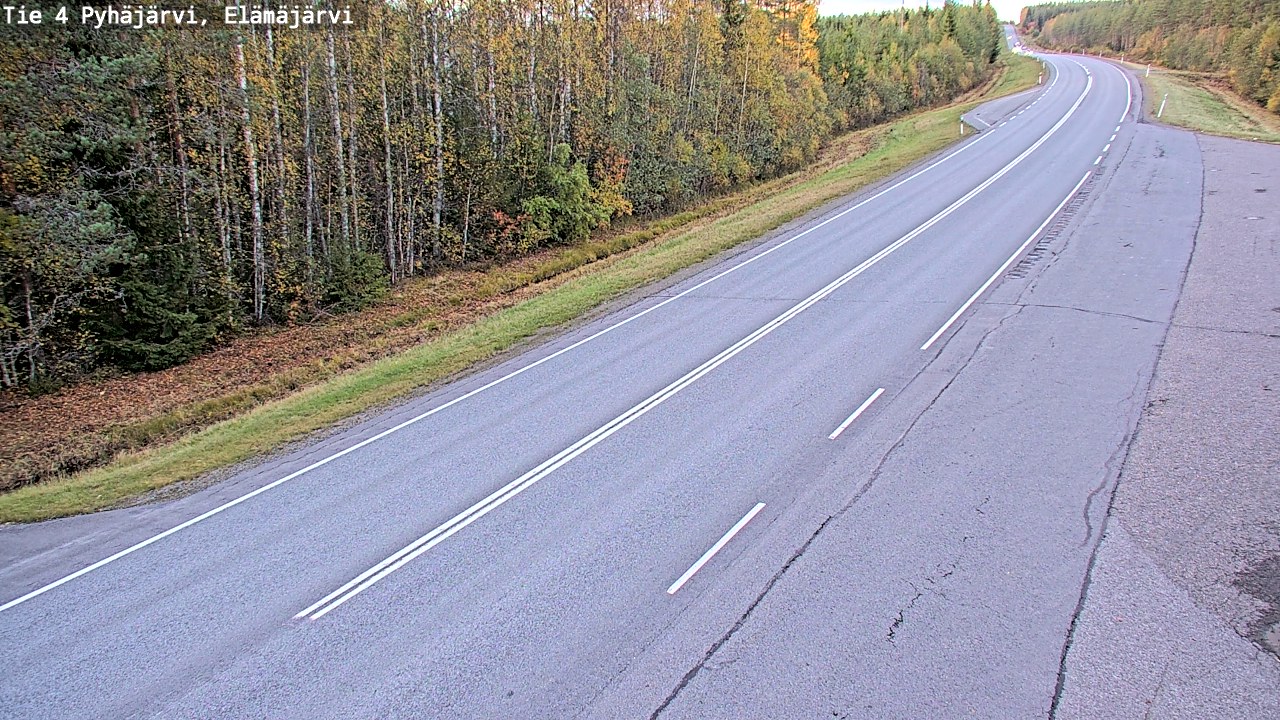 Kelikamerat Kuva Tie 4 Pyhäjärvi, Elämäjärvi, Pyhäjärvi, Pohjois-Pohjanmaa