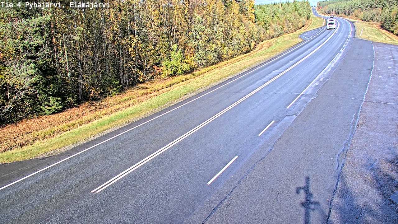 Kelikamerat Kuva Tie 4 Pyhäjärvi, Elämäjärvi, Pyhäjärvi, Pohjois-Pohjanmaa
