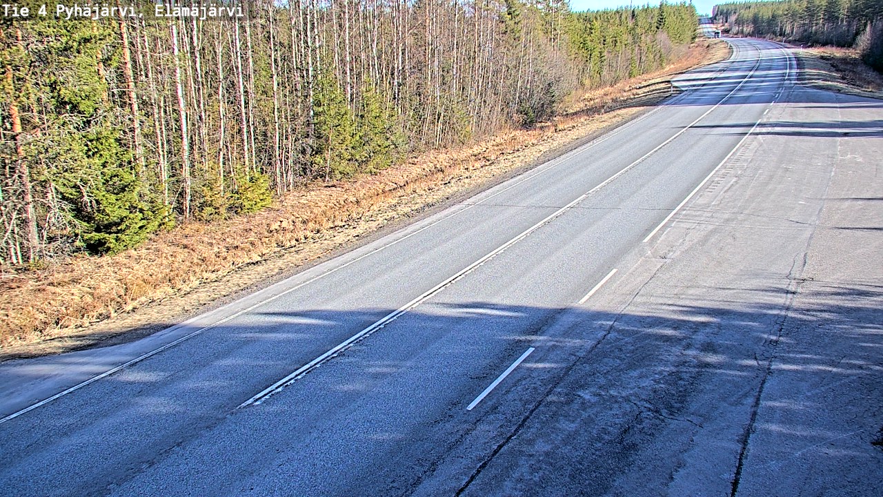 Kelikamerat Kuva Tie 4 Pyhäjärvi, Elämäjärvi, Pyhäjärvi, Pohjois-Pohjanmaa