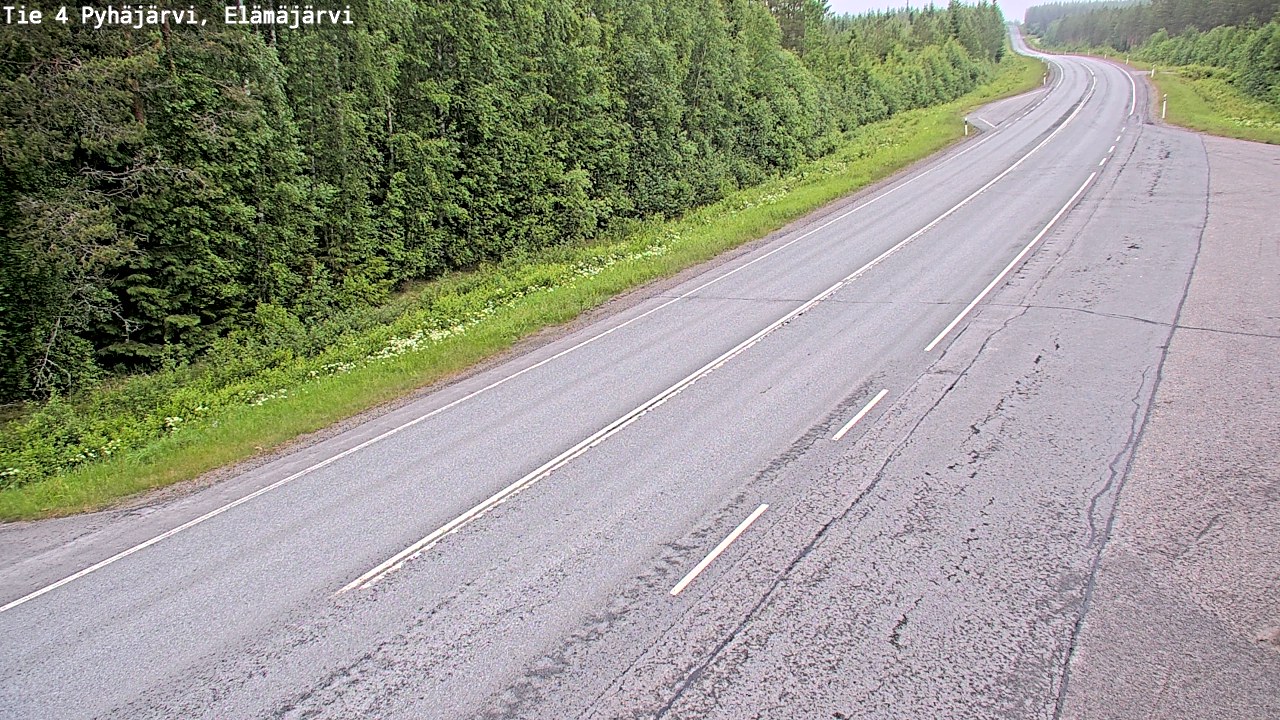 Kelikamerat Kuva Tie 4 Pyhäjärvi, Elämäjärvi, Pyhäjärvi, Pohjois-Pohjanmaa