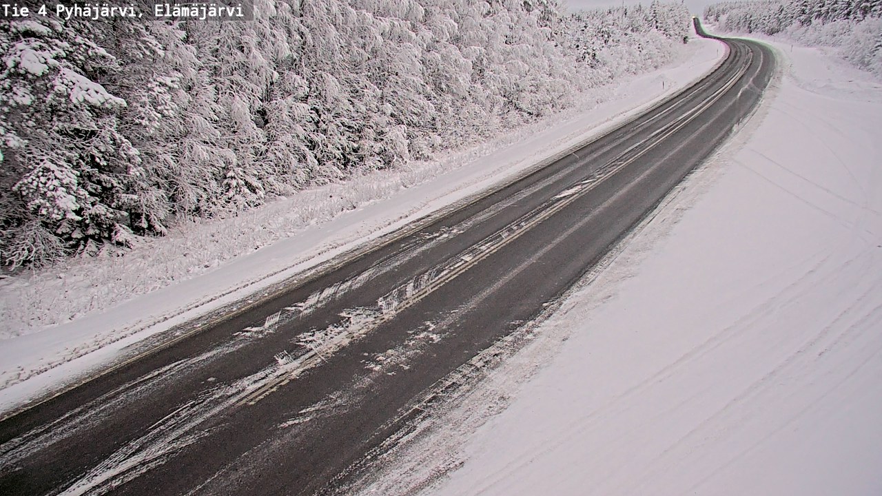 Kelikamerat Kuva Tie 4 Pyhäjärvi, Elämäjärvi, Pyhäjärvi, Pohjois-Pohjanmaa