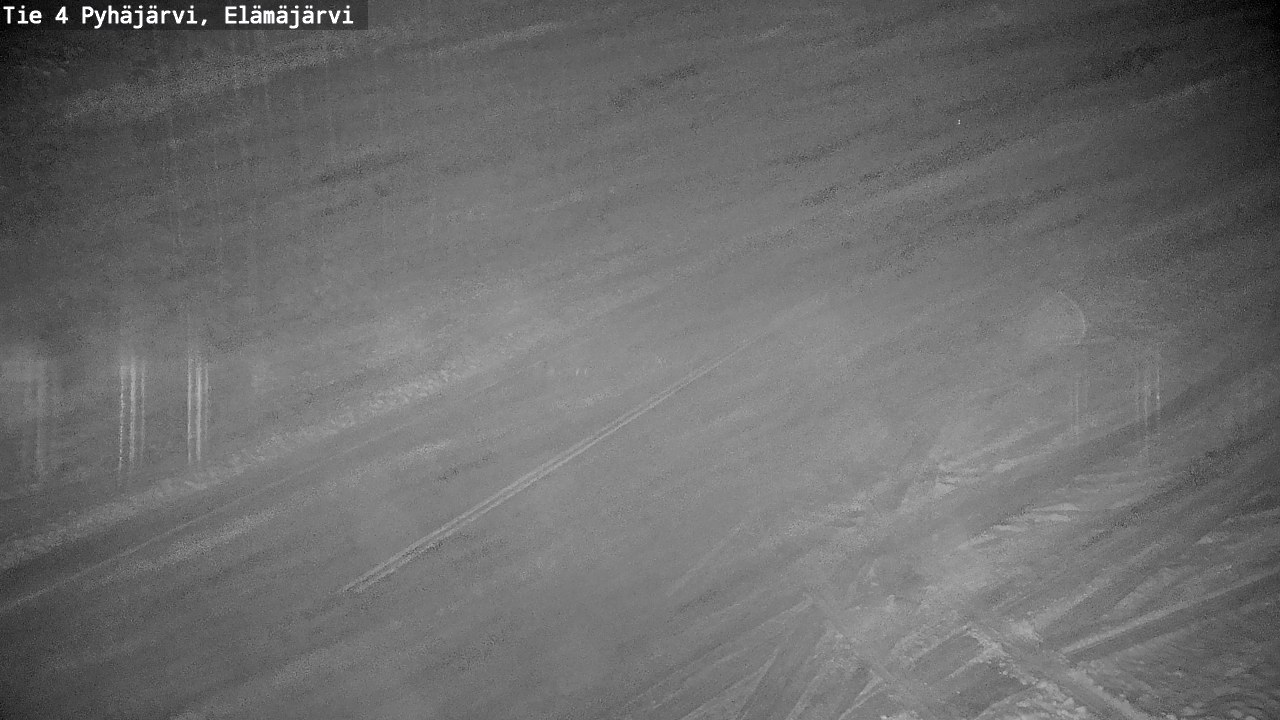 Weather Camera Image Väg 4 Pyhäjärvi, Elämäjärvi, Pyhäjärvi, Pohjois-Pohjanmaa