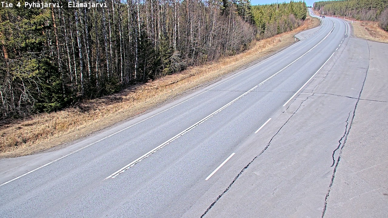 Kelikamerat Kuva Tie 4 Pyhäjärvi, Elämäjärvi, Pyhäjärvi, Pohjois-Pohjanmaa