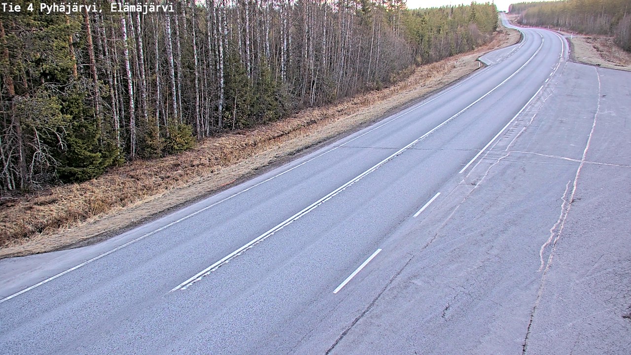 Kelikamerat Kuva Tie 4 Pyhäjärvi, Elämäjärvi, Pyhäjärvi, Pohjois-Pohjanmaa