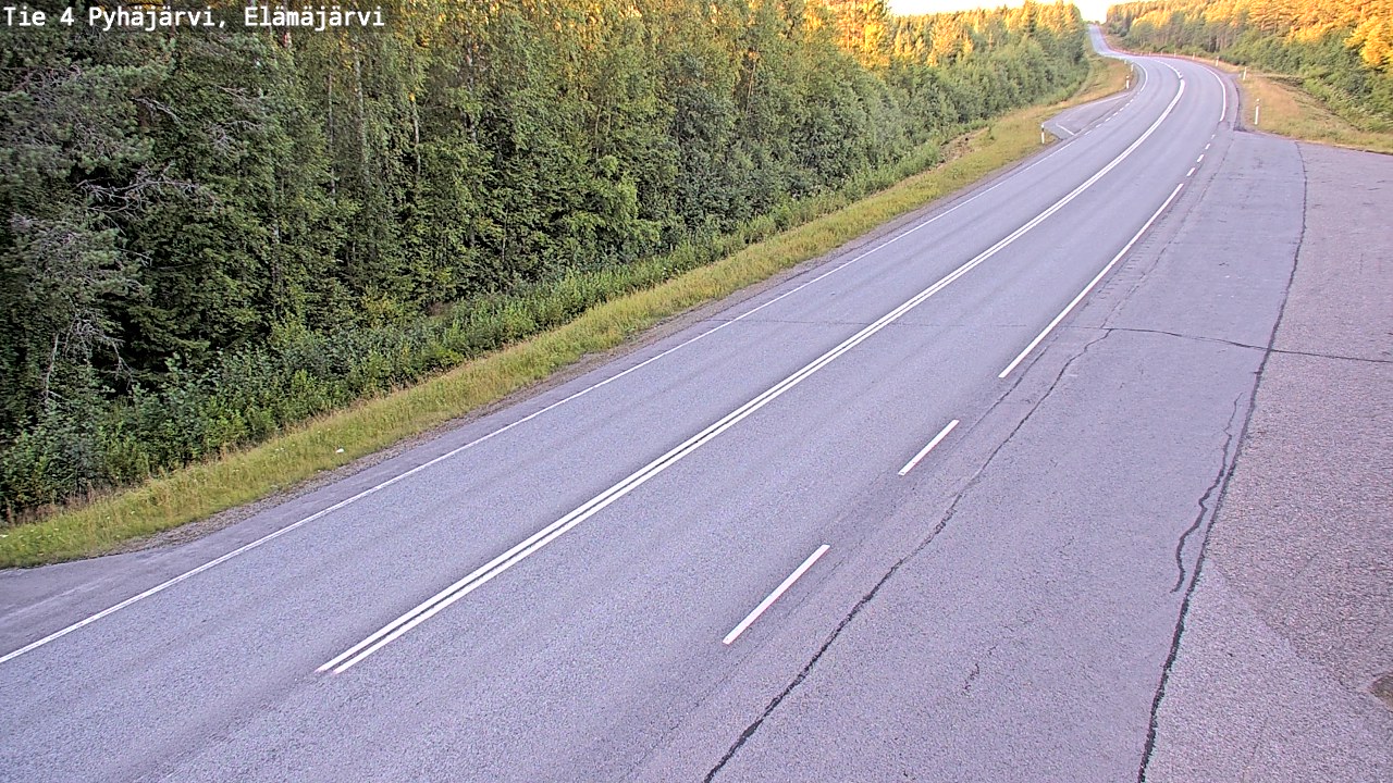 Kelikamerat Kuva Tie 4 Pyhäjärvi, Elämäjärvi, Pyhäjärvi, Pohjois-Pohjanmaa