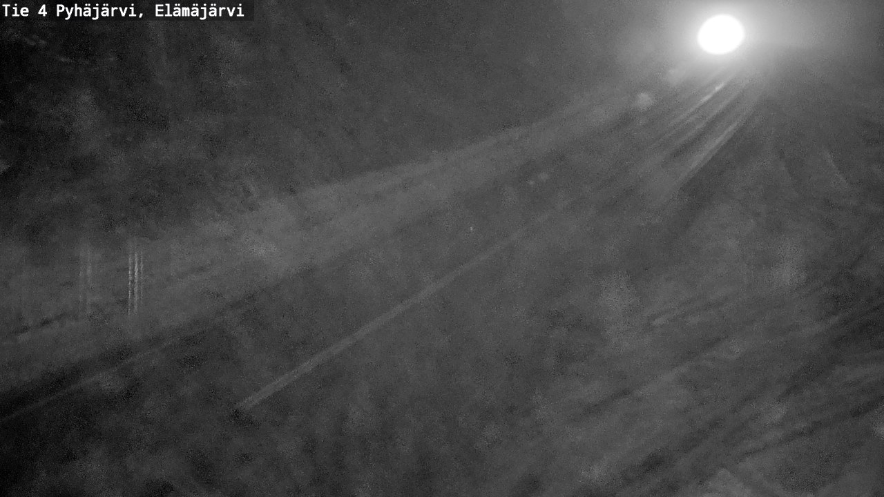 Weather Camera Image Väg 4 Pyhäjärvi, Elämäjärvi, Pyhäjärvi, Pohjois-Pohjanmaa