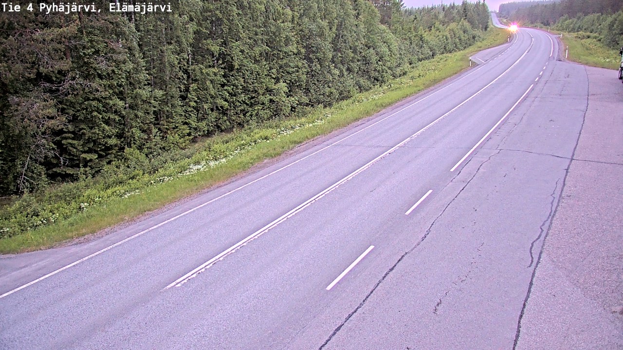 Kelikamerat Kuva Tie 4 Pyhäjärvi, Elämäjärvi, Pyhäjärvi, Pohjois-Pohjanmaa