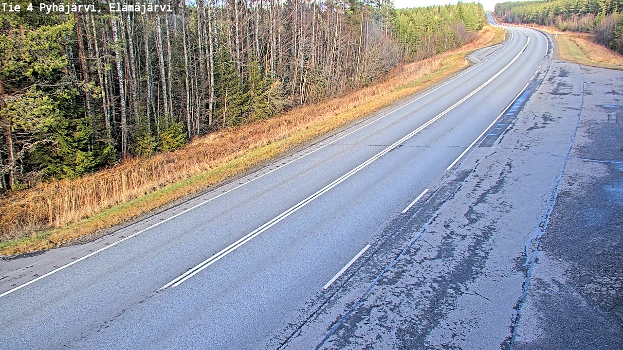 Kelikamerat Kuva Tie 4 Pyhäjärvi, Elämäjärvi, Pyhäjärvi, Pohjois-Pohjanmaa