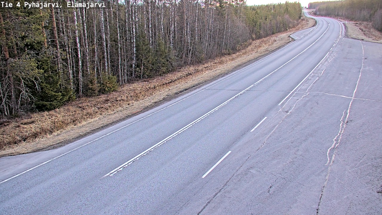 Kelikamerat Kuva Tie 4 Pyhäjärvi, Elämäjärvi, Pyhäjärvi, Pohjois-Pohjanmaa