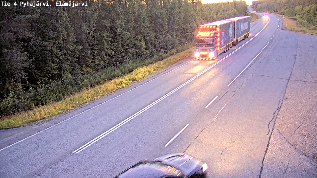 Kelikamerat Kuva Tie 4 Pyhäjärvi, Elämäjärvi, Pyhäjärvi, Pohjois-Pohjanmaa