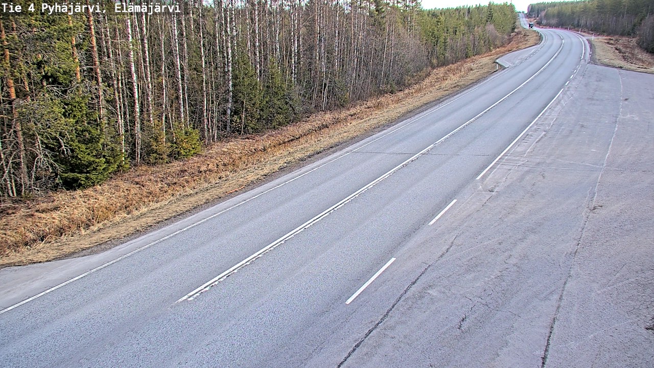 Kelikamerat Kuva Tie 4 Pyhäjärvi, Elämäjärvi, Pyhäjärvi, Pohjois-Pohjanmaa