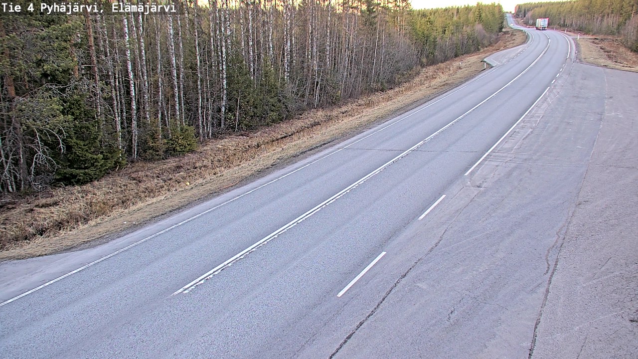 Kelikamerat Kuva Tie 4 Pyhäjärvi, Elämäjärvi, Pyhäjärvi, Pohjois-Pohjanmaa