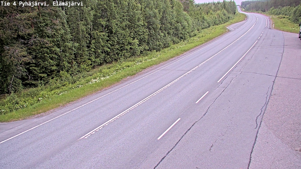 Kelikamerat Kuva Tie 4 Pyhäjärvi, Elämäjärvi, Pyhäjärvi, Pohjois-Pohjanmaa