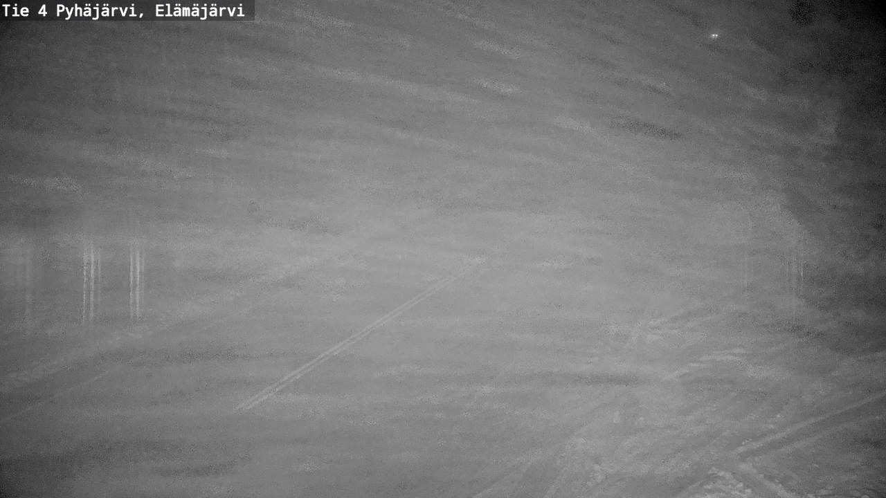 Weather Camera Image Väg 4 Pyhäjärvi, Elämäjärvi, Pyhäjärvi, Pohjois-Pohjanmaa