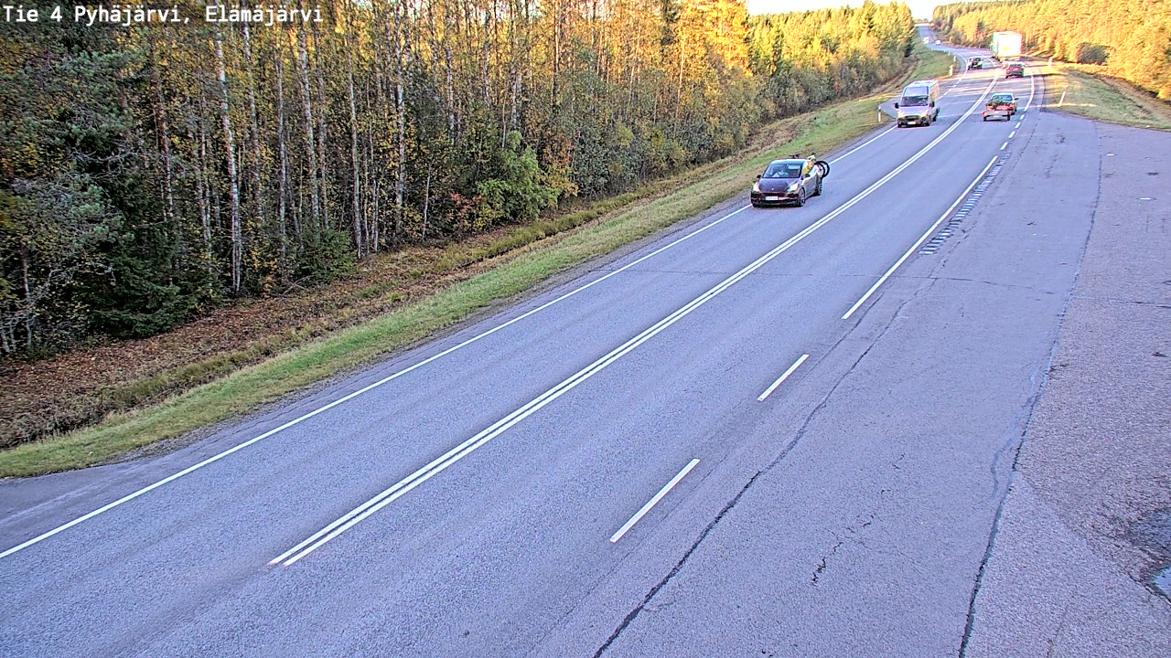 Kelikamerat Kuva Tie 4 Pyhäjärvi, Elämäjärvi, Pyhäjärvi, Pohjois-Pohjanmaa