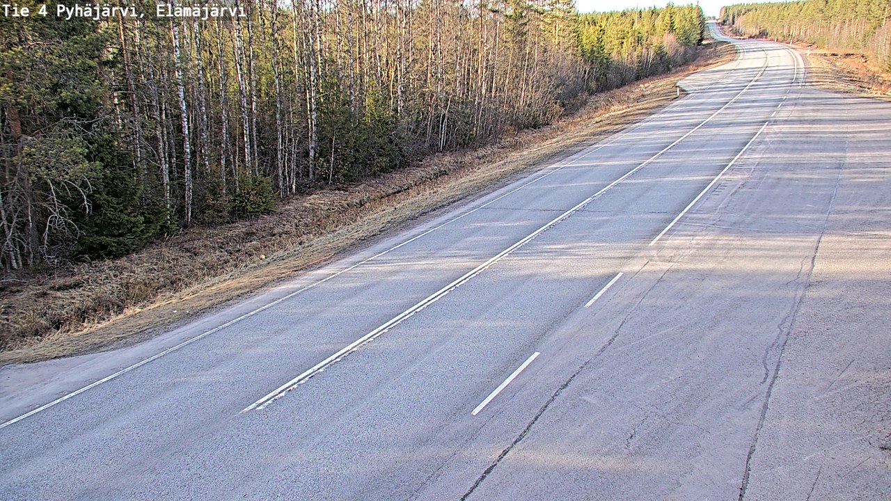 Kelikamerat Kuva Tie 4 Pyhäjärvi, Elämäjärvi, Pyhäjärvi, Pohjois-Pohjanmaa